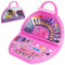 Disney Kids Art Set Princess Colouring Sets for Children 50pcs Art Supplies (Pink Princess)