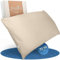 Samthus Kopfkissenbezug 70x90 Baumwolle Satin - Oeko-Tex Made In Green - Himmlisch weicher Schlaf mit atmungsaktivem Kissenbezug - 1x Kissenhülle - Beige - mit YKK Reißverschluss