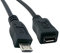 CY Cable USB 2.0 Micro USB 5Pin Male to 5Pin Female Extension Cable Hi Speed for Data Power 150cm