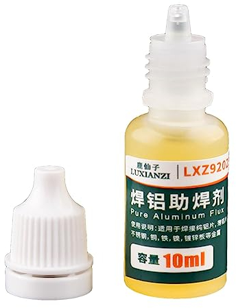 Flussmittel für Aluminium 10 ml spülfreie DIY-Lötflüssigkeit, Schweißzubehör für die elektrische Reparatur von Eisen, verzinktem Blech, Edelstahl, Kupfer