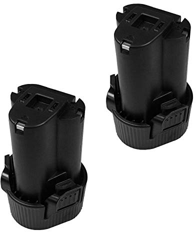 2 x Trade-Shop Akku Set 1500mAh kompatibel mit Werkzeug Makita Baustellenradio DMR106, DMR106B, DMR107, DMR108.