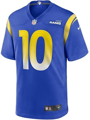 Nike Cooper Kupp Los Angeles Rams NFL Men's Blue Home On-Field Game Day Jersey (XX-Large), Blue, XXL
