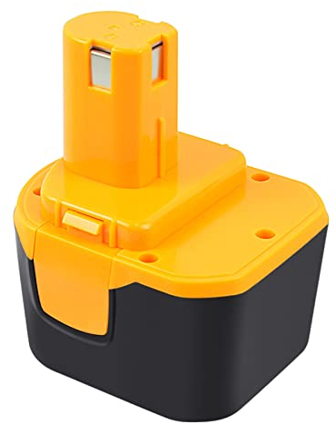 Tecmana 12V 3500mAh Batterie pour Ryobi 1400143 BID-1226 BD-120 B-8286 BPT1025 RY-1204 HP1201KM2