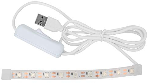 UPQRSG Saxophon Lecklicht, LED Lecklicht Reparaturwerkzeug, Saxophonflöte LED Lecklicht, Rote Beleuchtung für Saxophonflöten Blasinstrumentenerkennung USB, Instrumentenreparaturzubehör