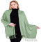 CJ Apparel Châle de couleur unie - Écharpe de secondes - Couvre-visage - Pashmina, Vert sauge An1112c, Taille unique