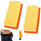 Svitzoot 2 X Filtre Remplacement pour Aspirateur Kärcher les Aspirateurs AD 2 Battery, AD 3.000, AD 3 Premium et AD Premium,6.415-953.0 Aspirateur Filtre Plissé Plat Accessoire