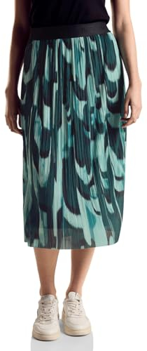 STREET ONE Damen Plissée-Rock A361531, Hunter Green, 36