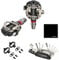 Favero Assioma Pro MX-2 Dual-Sided Power Meter Pedals Bundled with Extra SPD Cleats, Multi Tool Kit and Cleaning Cloth