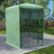 Iiaky Invernadero con estantes Acero 227x223 cm Invernadero Exterior PequeñO Casa Prefabricada