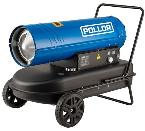 POLLOR 30kW Diesel Kerosene Space Heater Industrial Garage Workshop 102,500 BTU/hr 36L Tank