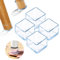 Silikon Stuhlbeinkappen,4PCS Schutzkappen Für Stuhlbeine,Stuhlbeinkappen Eckig,Chair Leg Floor Protectors,Stuhlbeine Bodenschutz,Stuhlbeinschoner,Stuhlbeinsocken