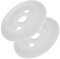 WHAMVOX 2pcs Thermostat Wall Plate Cover Trim Kit Compatible Nest Thermostat for Scratches Modern Design for Home Decor Easy to Clean Maintain