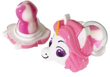 Unicorn Lutscher 3er Pack – Bunte Einhorn-Lollis mit Erdbeergeschmack – Süßigkeiten für Kindergeburtstag, Mottoparty oder als Geschenk – Fruchtiger Zuckerlutscher (Einzelverpackt)