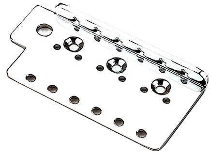 Bortivier 6 String Tremolo Bridge Plate Replacement Parts for Electric Guitar Tremolo System Bridge