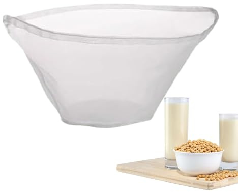 coladora de muselina, filtro de gasa de malla fina reutilizable, paño de cocina de algodón sin blanquear | Herramienta de cocina para exprimir verduras, mermelada de frutas, pan, caldo, yogur