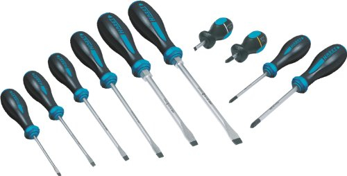 Hazet 802/10 Serie Di Giraviti Hexanamic, Argento, Numero Utensili 10