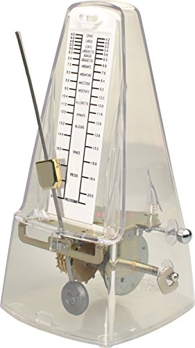 Steinbach Metronom mit Glocke mechanisch transparent