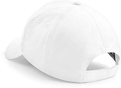 Beechfield - White B15 Baseball - Sun Hat, Sports Cap, Mens Cap, Women's Cap, Sun Hat, Sports Hat - 100% Cotton Drill Unisex One Size Cap
