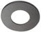 Cover Aluminium RUND für Einbaustrahler Sys-68, Schwarz matt