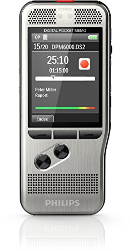 Philips DPM6000 Digitales Diktiergerät Aufnahmegerät,