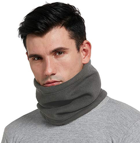 HGDGears Unisex Invernale Scaldacollo Pile Termico Invernale for Donna Uomo (Grigio)…