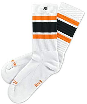Spirit of 76 Herren & Damen Retro Socken mit Streifen