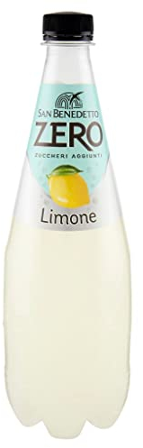 San Benedetto Limone Zero - 12 bottiglie in PET senza zucchero, 75 cl, colore: limone