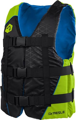 MESLE Giubbotto Galleggiamento H210, 2XS-4XL, Aiuto Galleggiamento Adulti e Bambini, Giubbotto Leggero 50N per Uomo e Donna, Impact Vest per Moto d'Acqua, SUP, Sci Nautico, Kayak, Wakeboard