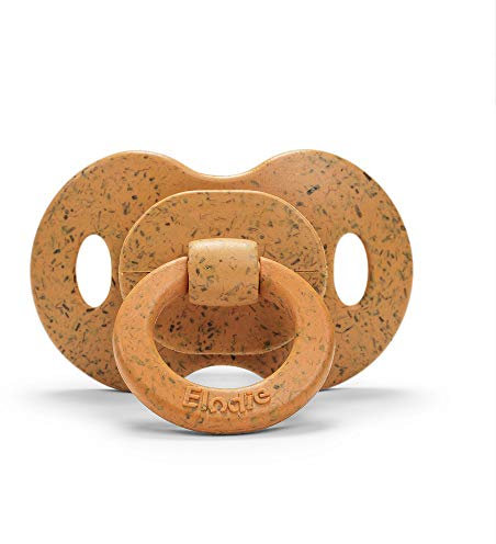 Elodie Details Tétine en Bambou - Sucette en Silicone à partir de 3 mois - Orthodontique - Gold, Jaune