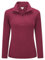 33,000ft Damen Fleece Pullover mit Halbreißverschluss Fleeceshirt Winter Warm Ski-Pullover Microfleece Atmungsaktiv Fleecepulli für Reisen Wandern Skifahren Weinrot 36