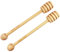 2 Pack Premium Wooden Honey Dippers Drizzlers Sticks 16cm Length