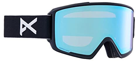 Anon M M3 Mfi with Spare Lens Blau - Stylische hochwertige Panorama Mfi Snowboard Brille, Größe One Size - Farbe Black