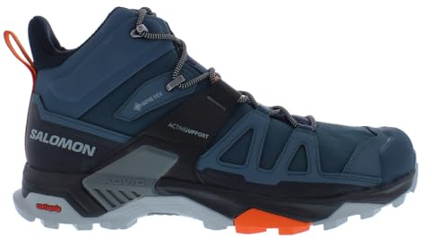 Salomon Herren X Ultra 4 Sneaker, Stargazer/Black/Scarlet Ibis, 46 2/3 EU