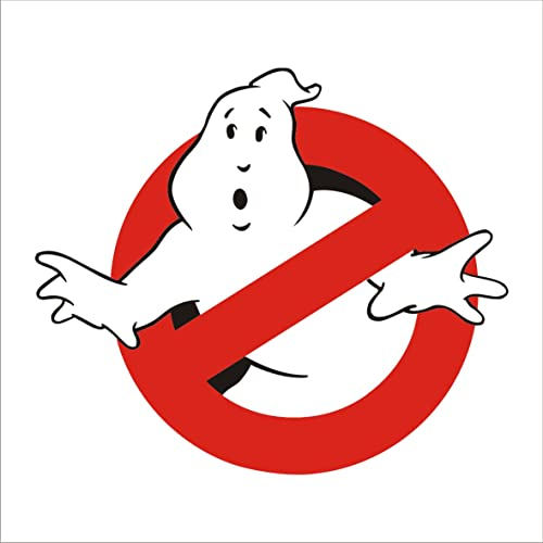 Ghostbusters Ghost Busters Vinyl-Aufkleber, 9 cm B x 7,5 cm H