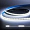 Gingsow Strisce LED COB USB 5V Bianco freddo 6000K 1M,320LED Strisce LED COB Dimmerabili CRI80+ Retroilluminazione TV,Nastro LED Flessibile Sotto Luce da Pavimento per Illuminazione Domestica