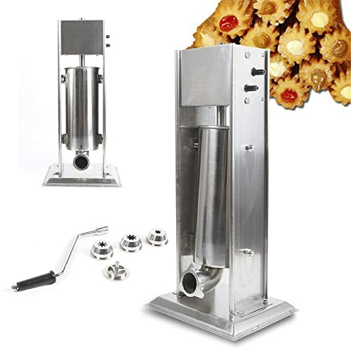 JINTAOMA 5L Manual Spanish Churro Maker Machine Commercial Latin Fruit Churro Jam Filling Machine Stainless Steel Donuts Filler for Kitchen Restaurant