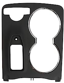 GLOFLY Echte Mittelkonsolen-Getränkehalter-Zierabdeckung, passend for Mercedes-Benz W204 C-Klasse X204 GLK-Klasse 20468002308 2046800307 Getränkehalter (Color : GLK-Class(Black))