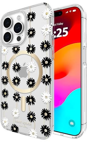 Kate Spade New York iPhone 15 Pro Max Case, Compatible with MagSafe - Daisy Chain