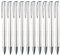 GIMEI® Metall Kugelschreiber 20 Stück | Premium Kugelschreiber Set Hochwertig, Kulli für einfaches & weiches Schreiben | Blauschreibender Kugelschreiber Weiß als optischer Hingucker