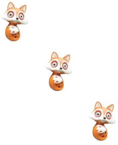 Angoily 3 Stk Fox-solarlicht Fuchs Figur Licht Fuchs-statue Solarlampe Für Den Garten Solartierlicht Solarbetriebenes Tierlicht Hinterhof-tier-nachtlampe Rasentierlicht Led Nachtlicht