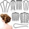 Ouligay 7 Stück Einsteckkamm Haarschmuck,Haare Steckkamm,Vintage Haarkamm zum Stecken,Metall Haarkamm Seitenkämme für Frauen Mädchen