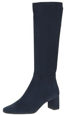 CAPRICE Mujer Long Boot Flat 9-25547-41, Botas a la Altura de Rodilla, Patente Azul Marino, 39 EU