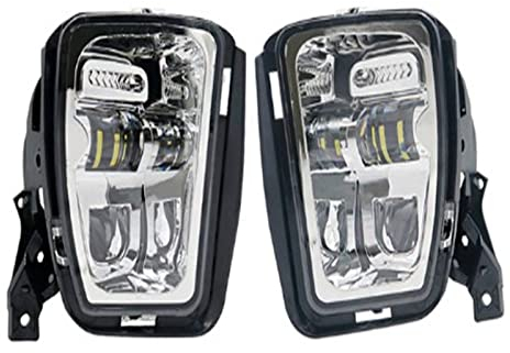 Nebelscheinwerfer 1 Paar 6500K Getönte Linse Auto Frontstoßstange Nebelscheinwerfer Mit Birnen Für Ram 1500 Pickup 2013 2014 2015 2016 2017 2018 (Farbe : Type 1 Silver)