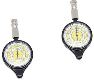INOOMP 2 Stücke Karte Rad Tragbare Digitale Karte Entfernung Vermesser Metall Für Outdoor-aktivitäten