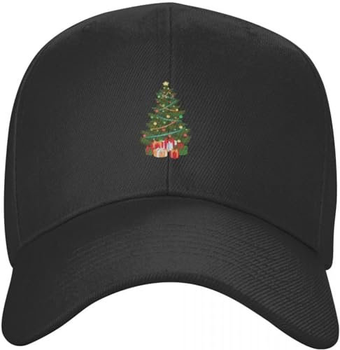 Baseballkappe Snapback Sonnenhut Pine Merry Christmas Cap Baseball Cap Neuer Hut Wild Ball Hut Hut für Damen Herren Hip Hop Geburtstagsgeschenk