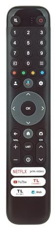 Telecomando vocale sostituito Adatto per TCL LCD QLED Smart TV 58P635 65C745 65C845 65C855 55C845 75C845 85C845 43C645 50C645 55C645 65C645 75C645 85C645 55C745 75C745 85C745