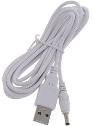 Shntig 1m/2m/3m 5V Power Cord USB to 3.5mm x 1.35mm Barrel Jack Adapter Connector Charging Cable Plug Not Support 12 Voltage