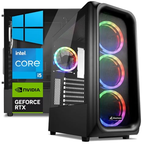 PC GAMING Intel i5 13400F 10 Core - Ram 32 GB DDR4 - SSD M.2 1 TB - GeForce RTX 3060 12 GB - Wi-Fi e Bluetooth - Windows 10/11 Pro