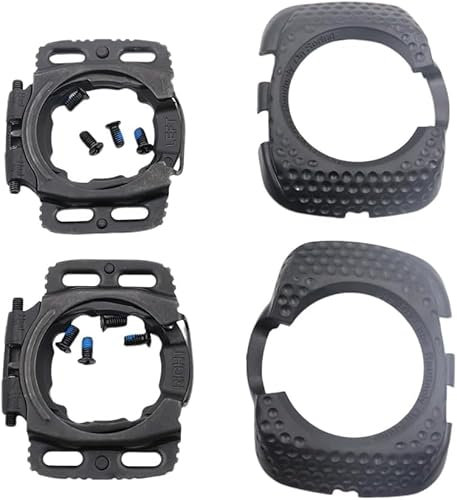 Fahrrad schuhplatten, Fahrradschuhclips, EIN Paar Fahrradplatten mit Klickpedal-Spikes für Wahoo Speedplay Zero Aero, begehbare Platten für Klickpedale mit Hardware