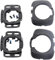 Fahrrad schuhplatten, Fahrradschuhclips, EIN Paar Fahrradplatten mit Klickpedal-Spikes für Wahoo Speedplay Zero Aero, begehbare Platten für Klickpedale mit Hardware